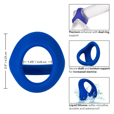 Ballstretcher en silicone COCK BALL RING Admiral 32mm