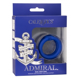 Double Cockring DUAL COCK CAGE Admiral 32mm 2