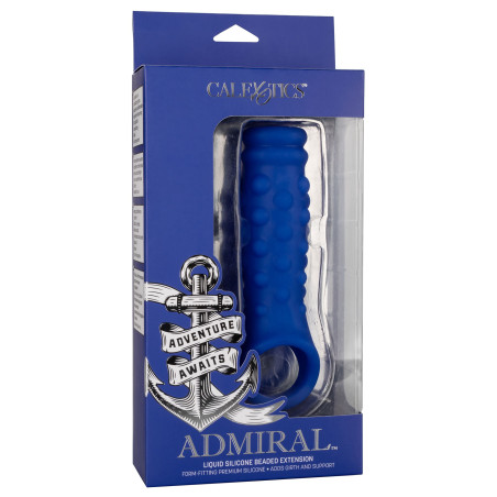 Gaine de pénis BEADED EXTENSION Admiral 10.5 x 4.5cm