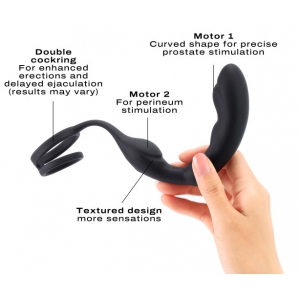 Cockring Plug Vibrant  P-RING Dorcel 9 x 3.7cm