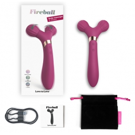Stimulateur Double Fonction FIREBALL Love To Love Rose 2