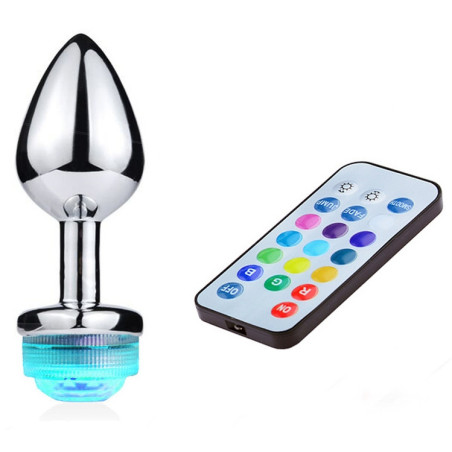 Plug Bijou lumineux LIGHT LED M 7 x 3.4cm