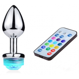 Plug Bijou lumineux LIGHT LED L 8 x 4cm 2