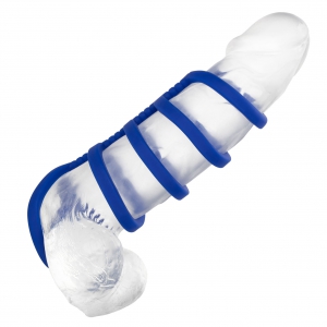 Gaine de pénis 5 Cockrings XTREME CAGE Admiral 9cm