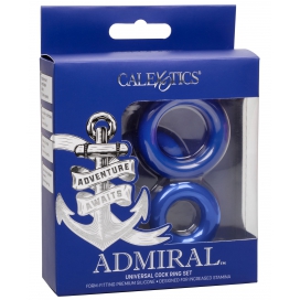 Lot de 3 cockrings bleus UNIVERSAL RING Admiral 2