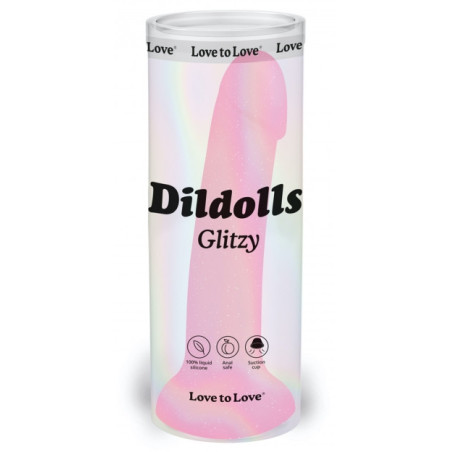 Gode DILDOLLS Glitzy 16 x 3.6cm