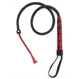 Fouet Sm CHINESE DESIGN  90cm Noir-Rouge 2