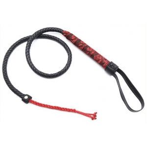 Fouet Sm CHINESE DESIGN  90cm Noir-Rouge