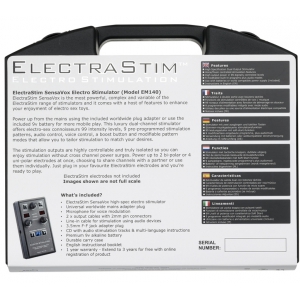 Centrale Électro-stimulation SENSAVOX EM140 ElectraStim