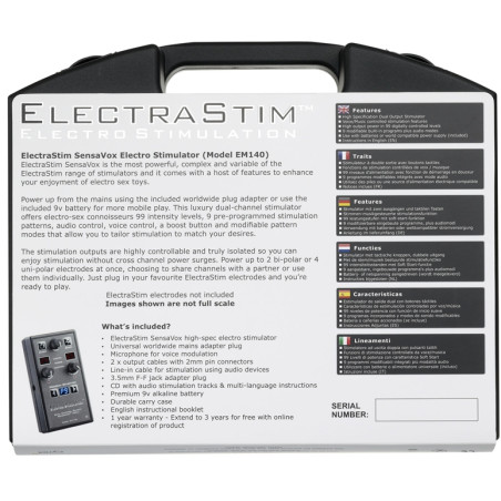 Centrale Électro-stimulation SENSAVOX EM140 ElectraStim
