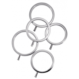Lot de 5 Cockrings Électro ELECTRARINGS Electrastim