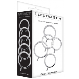 Lot de 5 Cockrings Électro ELECTRARINGS Electrastim 2