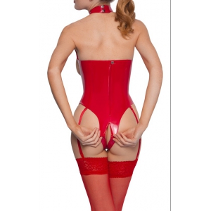 Body ouvert VINYL BODY OPEN Rouge