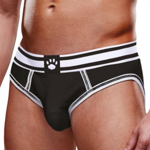Bottomless OPEN BRIEF Prowler Noir-Blanc