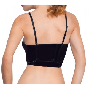 Top VINYL ZIP Noir