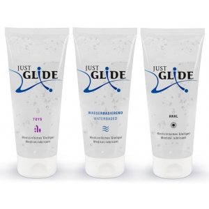 Pack Lubrifiant Eau Just Glide 200ml x3