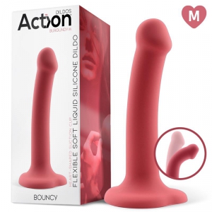 Gode en silicone BOUNCY M 16 x 3.7cm