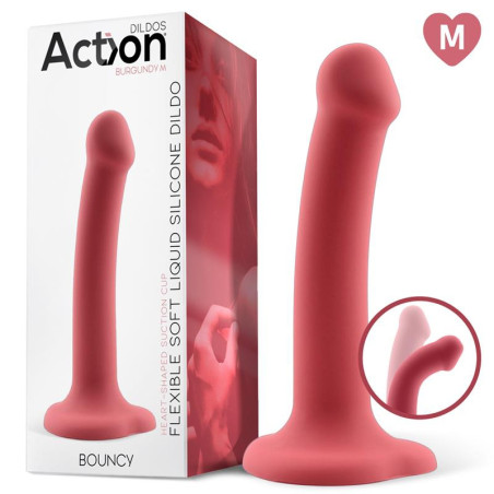 Gode en silicone BOUNCY M 16 x 3.7cm