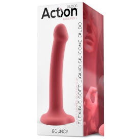 Gode en silicone BOUNCY L 17 x 4cm 2