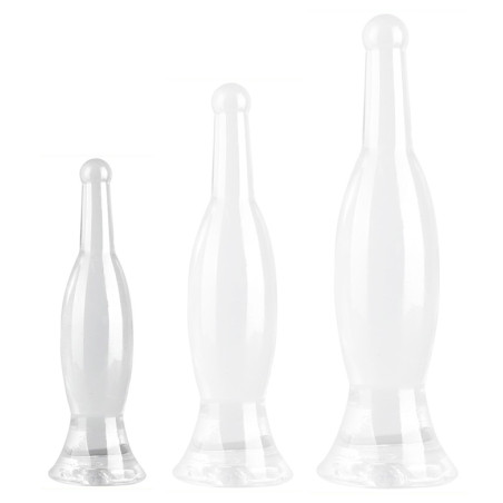 Plug transparent BOTTLE S 18 x 4.5cm