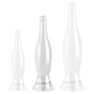 Plug transparent BOTTLE M 22 x 5.5cm