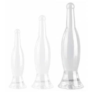 Plug transparent BOTTLE L 26 x 6.5cm