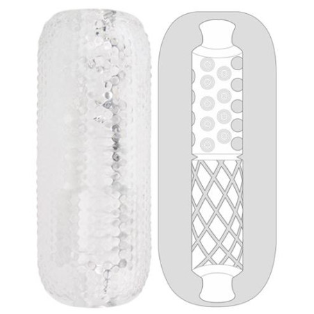 Gaine de masturbation PALM STROKER N°3 - 12.5cm Transparente