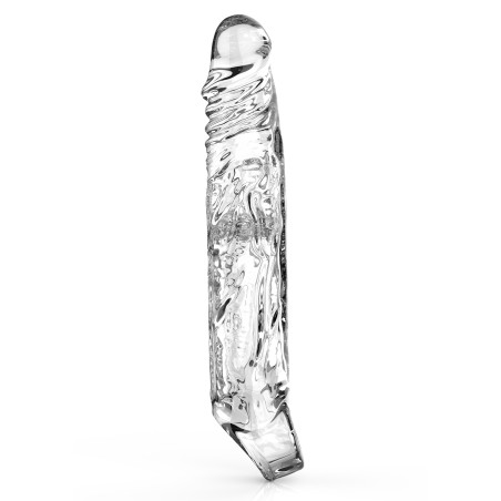 Gaine de pénis transparente GET REAL XL 20 x 4cm