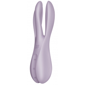 Stimulateur de clitoris vibrant THREESOME 2 Satisfyer Violet
