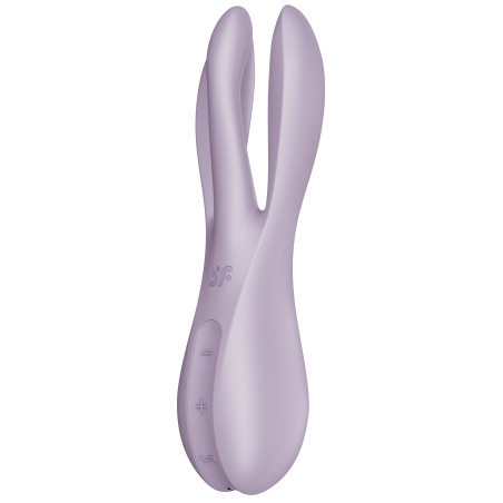 Stimulateur de clitoris vibrant THREESOME 2 Satisfyer Violet