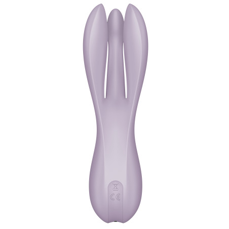 Stimulateur de clitoris vibrant THREESOME 2 Satisfyer Violet