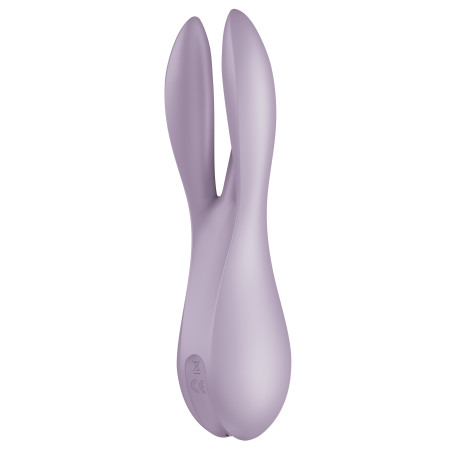 Stimulateur de clitoris vibrant THREESOME 2 Satisfyer Violet