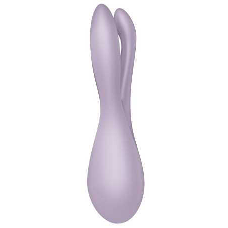 Stimulateur de clitoris vibrant THREESOME 2 Satisfyer Violet