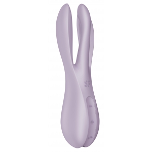 Stimulateur de clitoris vibrant THREESOME 2 Satisfyer Violet