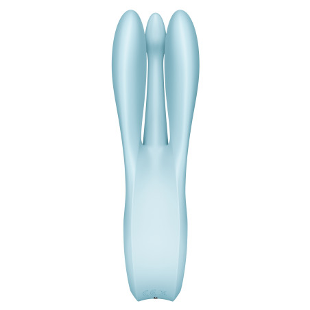 Stimulateur de clitoris vibrant THREESOME 1 Satisfyer Bleu