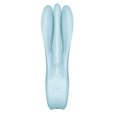 Stimulateur de clitoris vibrant THREESOME 1 Satisfyer Bleu
