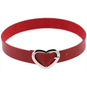 Ras de cou HEART ATTACH Rouge