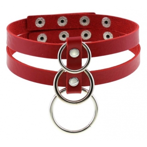 Ras de cou TRI RINGS Rouge