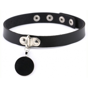 Ras de cou ROUND MOON Noir