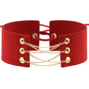 Ras de cou CORAL Rouge