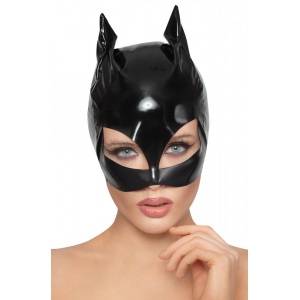 Masque Chat en Vinyle CAT MASK Noir