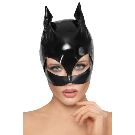 Masque Chat en Vinyle CAT MASK Noir