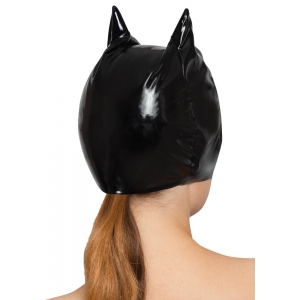 Masque Chat en Vinyle CAT MASK Noir