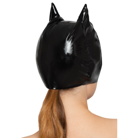 Masque Chat en Vinyle CAT MASK Noir