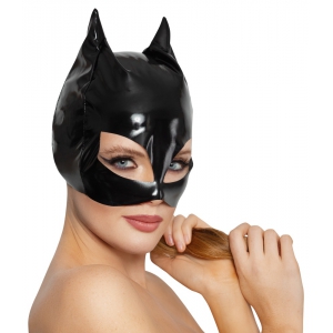 Masque Chat en Vinyle CAT MASK Noir