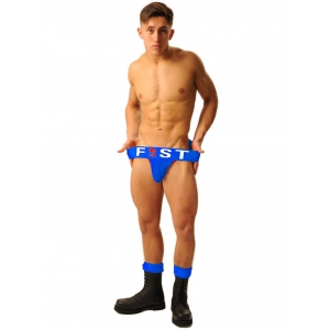 Jockstrap FIST LOGO Bleu