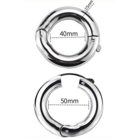 Ballstretcher en métal ajustable ROUND CLIP M 40-50mm - Poids 165g 