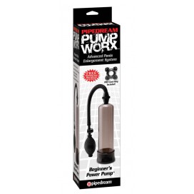 Pompe à Pénis Worx Beginners Grise de 19cm 2