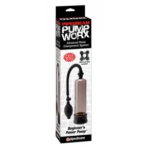 Pompe à Pénis Worx Beginners Grise de 19cm