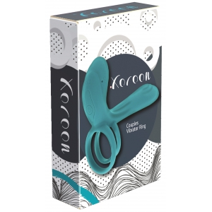 Cockring avec étui vibrant VIBRATOR GREEN 10 x 2.8cm